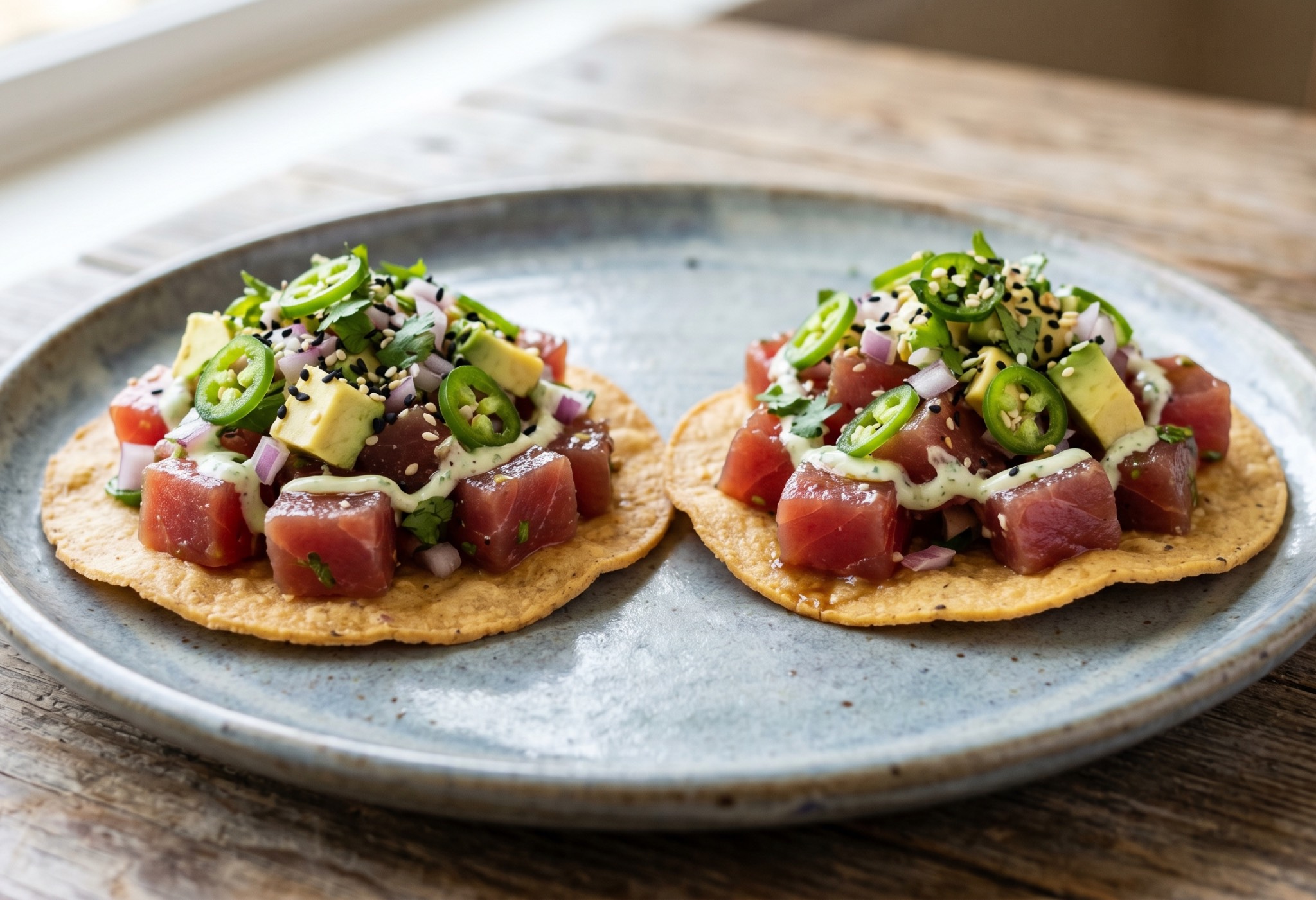 Fotografía de Tostadas de Atún Fresco (2 pzas)